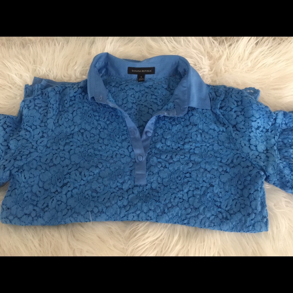 Banana Republic blue shirt